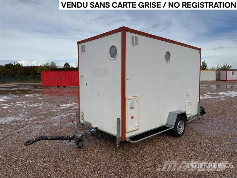 CNSE S/A Mini Abri Sur Roues Roadwork Cabin Citas piekabes