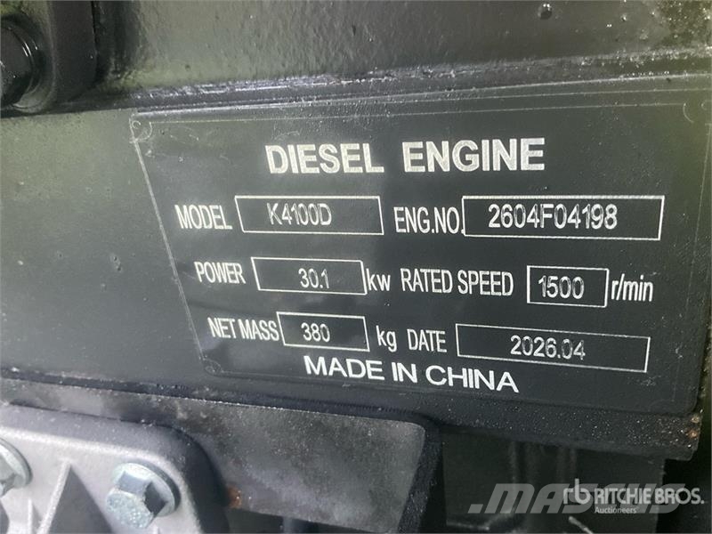  Compal VG-R30 37.5 kVA Diesel 30KW Generator Set Dieselgeneraattorit
