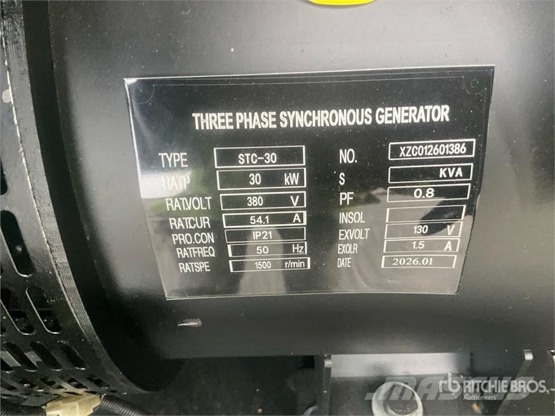 Compal VG-R30 Diesel 30 Kw Portable Generator Set Dīzeļģeneratori