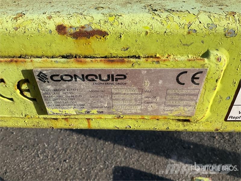 Conquip CA102-02000 Crane Pallet Forks Вили
