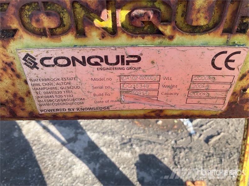 Conquip CA102-02000 Crane Pallet Forks Вили