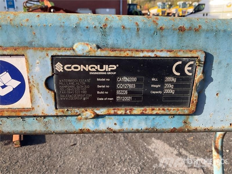 Conquip CA102-02000 Crane Pallet Forks Вили