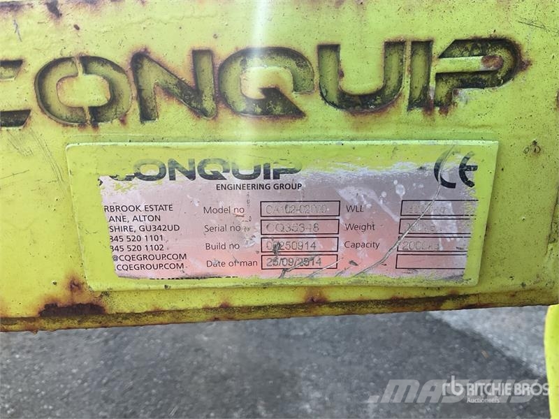 Conquip CA102-02000 Crane Pallet Forks Вили