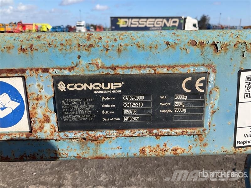 Conquip CA102-02000 Crane Pallet Forks Вили