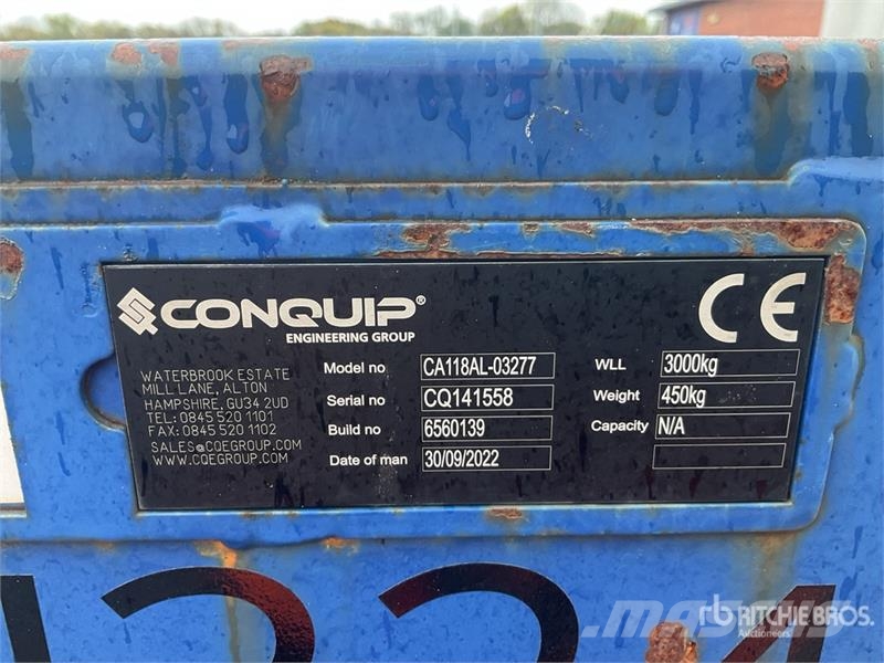 Conquip CA118AL-03277 Telehandler Personnel Basket Maszyny budowlane - Inne