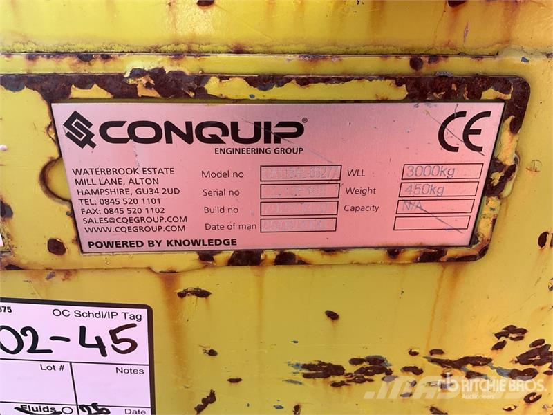  Conquip CA118AL-03277 Telehandler Personnel Basket Construction - Others