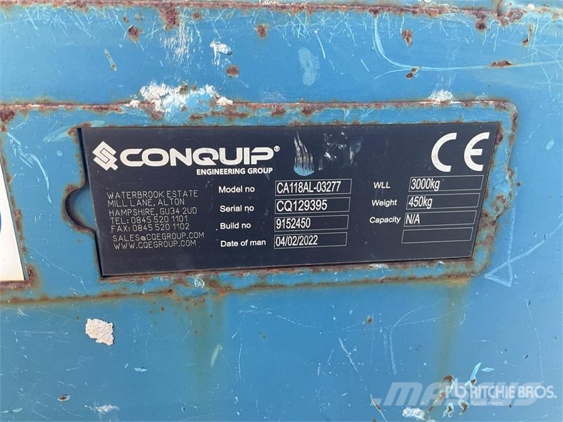  Conquip CA118AL-03277 Telehandler Personnel Basket Construction - Others