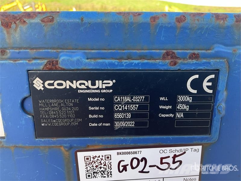  Conquip CA118AL-03277 Telehandler Personnel Basket Construction - Others