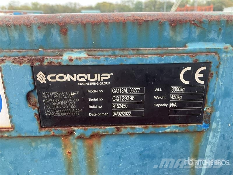 Conquip CA118AL-03277 Telehandler Personnel Basket Maszyny budowlane - Inne
