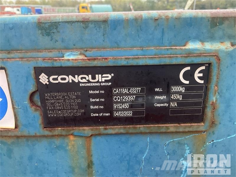 Conquip CA118AL-03277 Telehandler Personnel Basket Maszyny budowlane - Inne