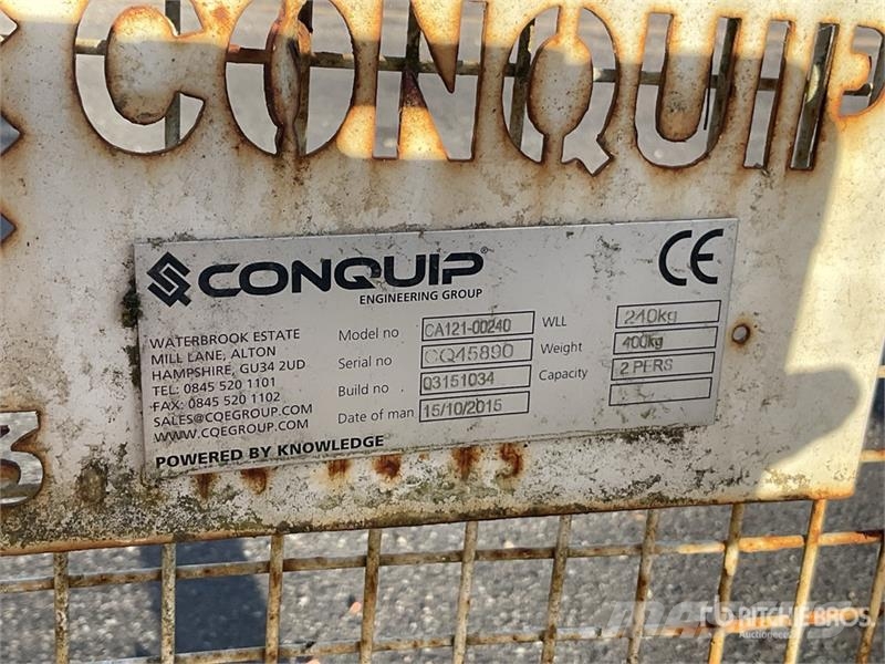  Conquip CA121-00240 Personnel Basket رافعات السارية الرأسية