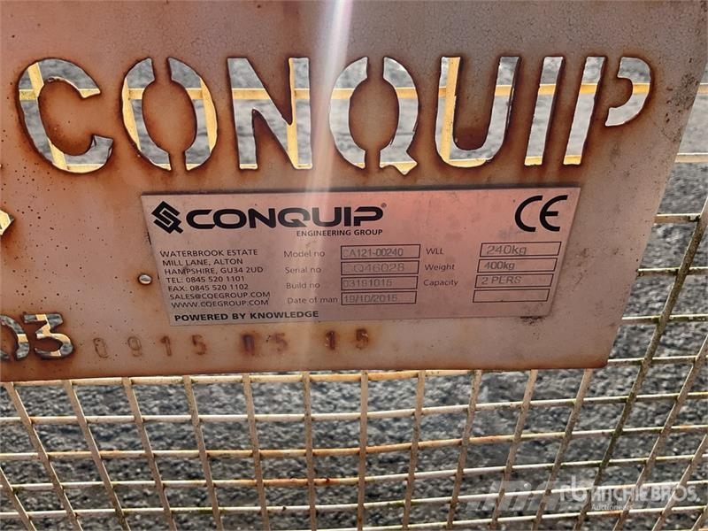  Conquip CA121-00240 Personnel Basket رافعات السارية الرأسية