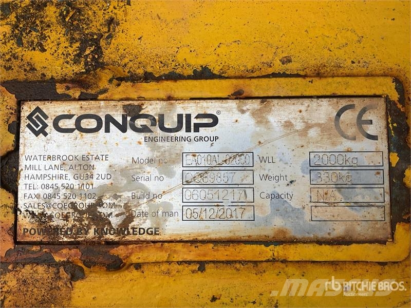Conquip EA01 Pallet Forks Other components