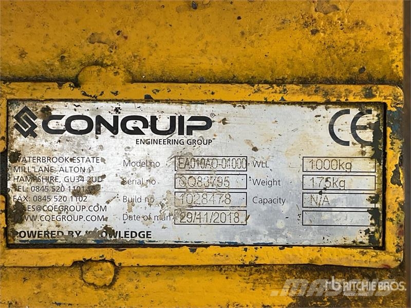 Conquip EA01 Pallet Forks Other components