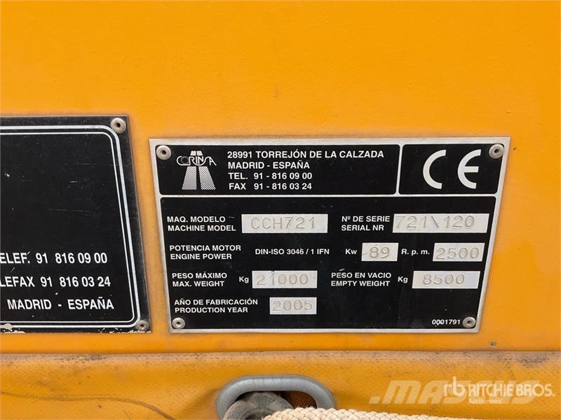 Corinsa CCH721 Pneumatic Roller Kolesni valjarji s pnevmatikami