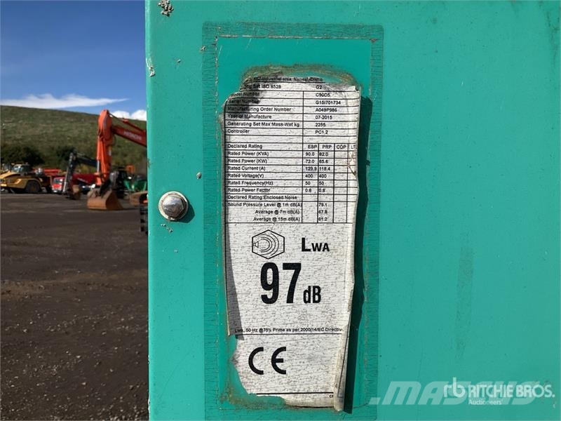 Cummins C90D5 90 kVA Skid-Mounted Generator Set Diesel generatoren