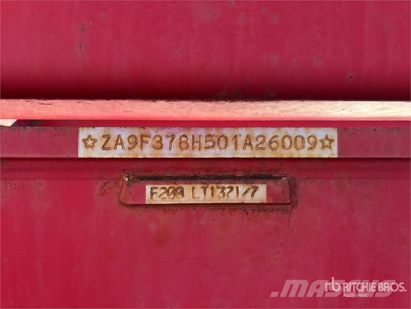 CVS F378.5 Container Reach Stacker شاحنات ذات رافعات شوكية تعمل بالكهرباء