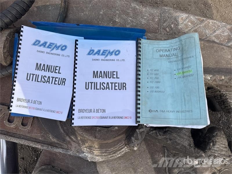 Daemo Fr700 Pince A Beton Concrete Crusher جراشات البناء
