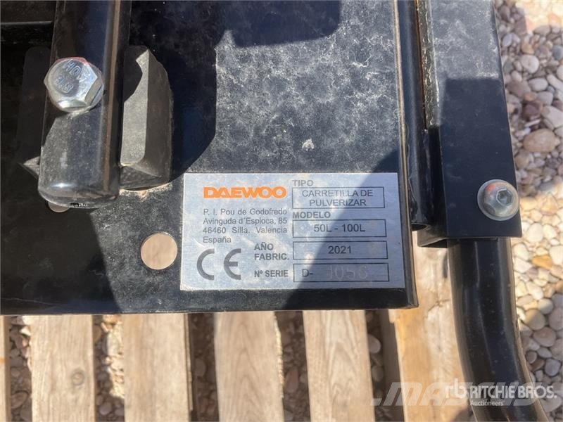 Daewoo 100 LTS Wheelbarrow sprayer (Unused) Maszyny rolnicze - Inne