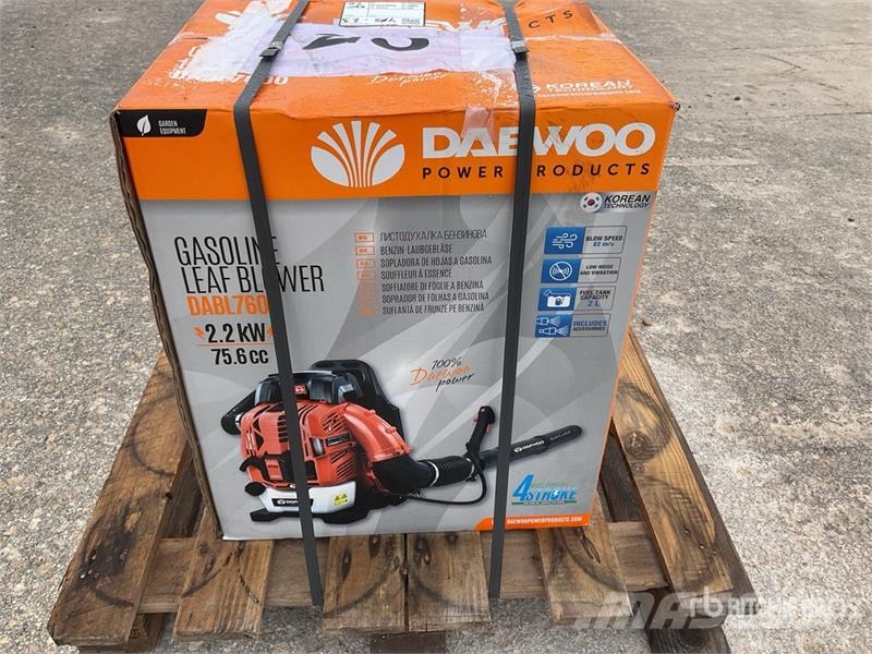 Daewoo DABL7600 Leaf Blower (Unused) Equipamento de remoção de detritos