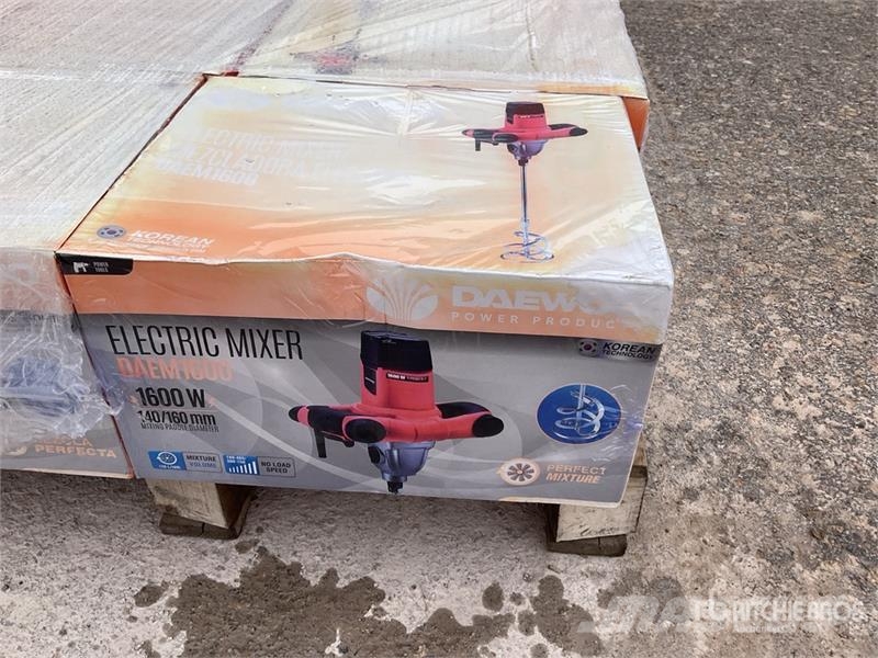 Daewoo DAEM1600 Mortar and Grout Mixer (Unused) Beton / harç karıştırıcılar