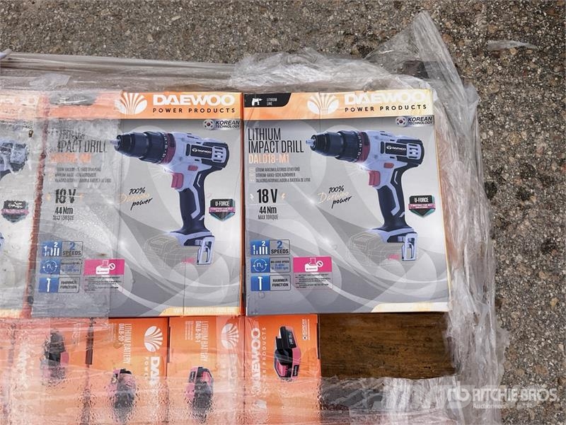 Daewoo of (10) Daewoo DALD18-M1 Impact Wrench (Unused) مكونات أخرى