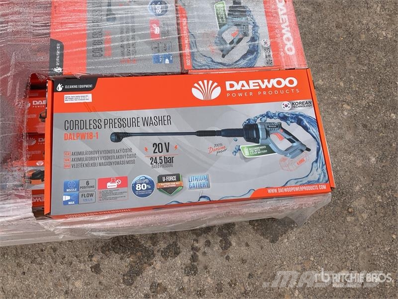Daewoo of (12) Daewoo DALPW18-1 Pressure Washer (Unused) Düsük basinçli yikama makinalari