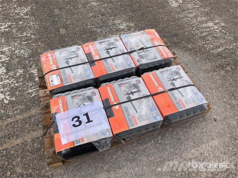 Daewoo of (6) Daewoo DARH32B Rotary Hammer (Unused) معدات البناء - غير ذلك