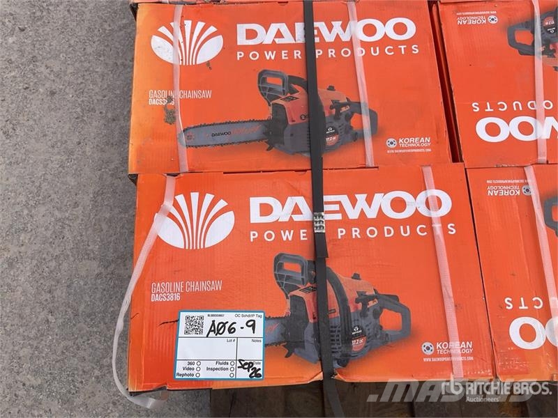 Daewoo of (8) Daewoo DACS3816 Chain Saw (Unused) Moottori- ja raivaussahat