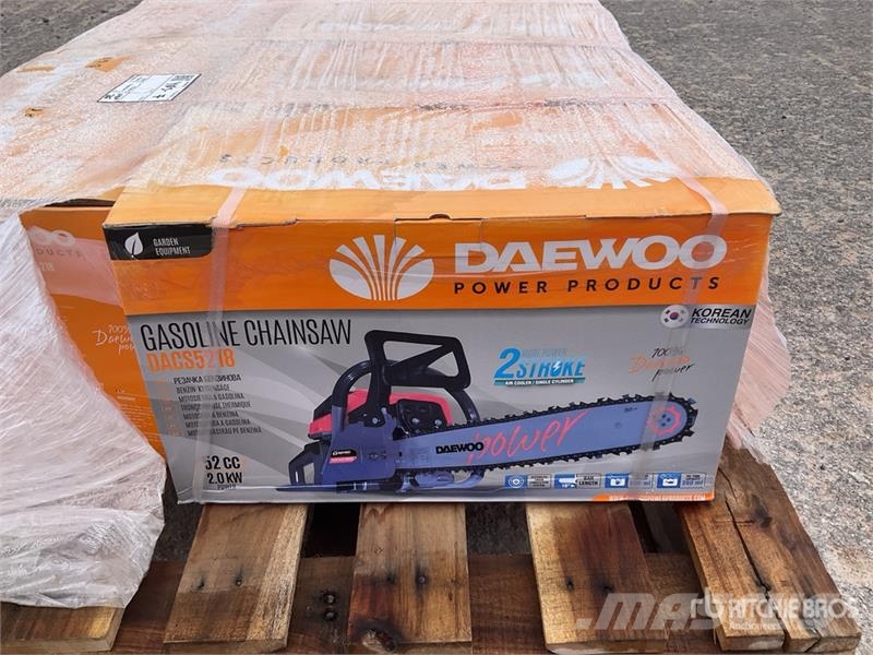 Daewoo of (8) Daewoo DACS5218 Electric Chain Saw (Unused) Motosserras e serras de limpeza