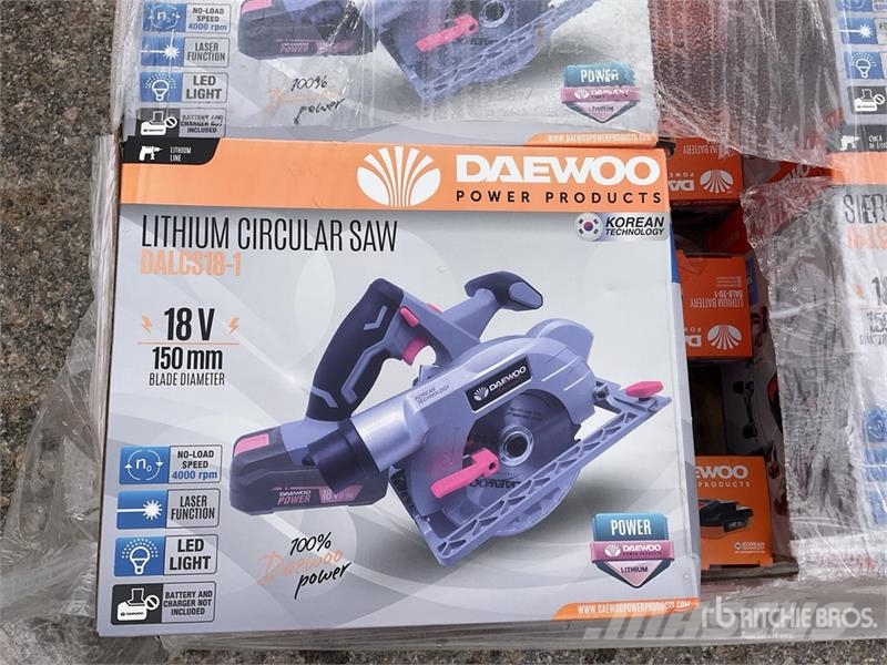 Daewoo of (8) Daewoo DALCS18-1 Circular Saw (Unused) مكونات أخرى
