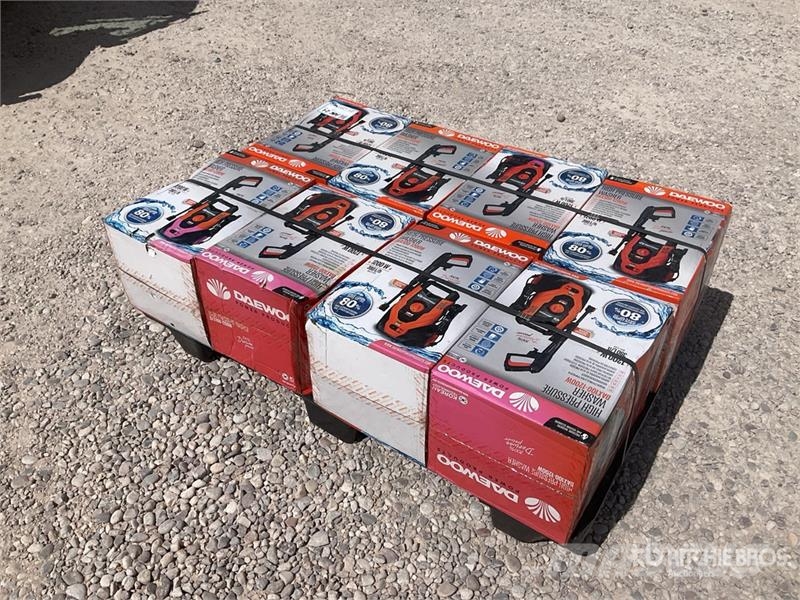 Daewoo of (8) Daewoo DAX100-1200W Pressure Washer (Unused Korkeapainepesurit