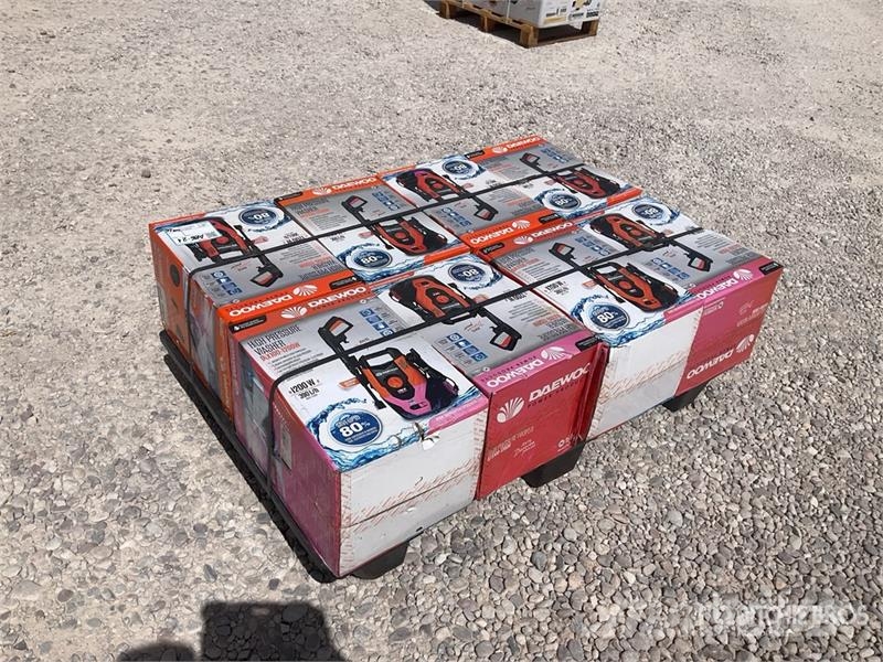 Daewoo of (8) Daewoo DAX100-1200W Pressure Washer (Unused Korkeapainepesurit