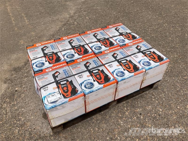 Daewoo of (8) Daewoo DAX100-1200W Angle Grinder (Unused) مكونات أخرى