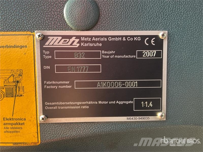 DAF AS75PC 6x2 Telescopic Aerial Platform Fire Truck Пожарные машины