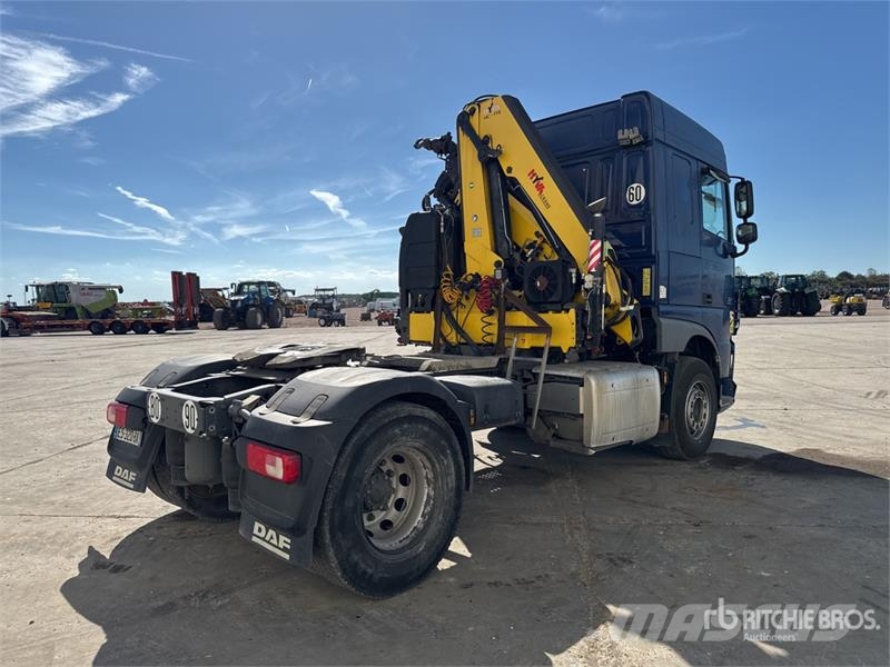DAF Crane HC173 3090 kg on DAF XF 510 4x2 Tracteur Rou Övriga bilar