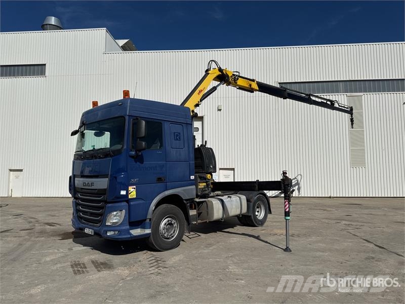 DAF Crane HC173 3090 kg on DAF XF 510 4x2 Tracteur Rou Övriga bilar