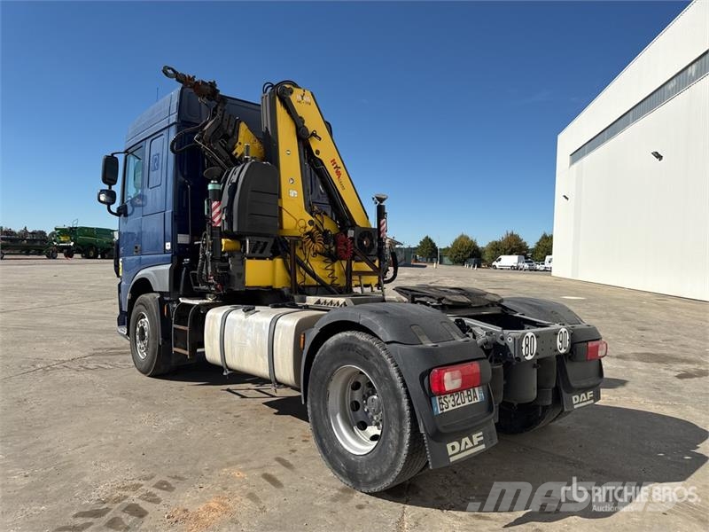 DAF Crane HC173 3090 kg on DAF XF 510 4x2 Tracteur Rou Övriga bilar
