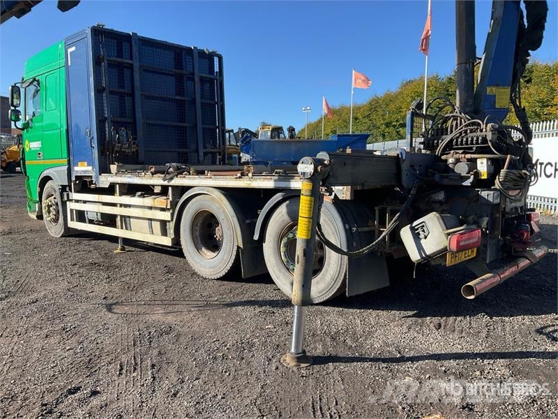 DAF Q150Z Easy fold. Knuckle Boom on DAF 6x2 Sleeper F Crane trucks