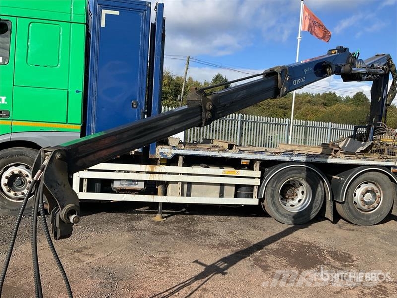DAF XF440 6x2 Flatbed Truck Palfinger Q150Z Easyfold 4 Kranwagen