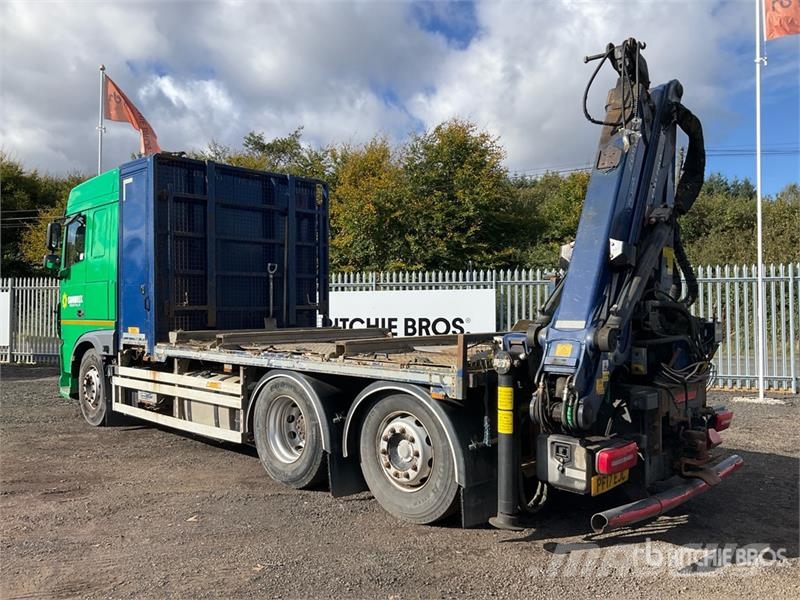DAF XF440 6x2 Flatbed Truck Palfinger Q150Z Easyfold 4 Kranwagen