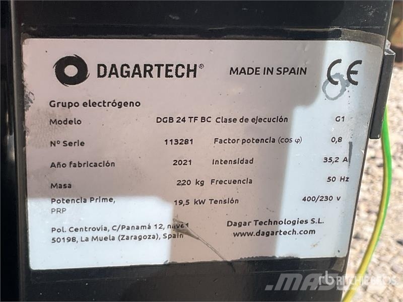 Dagartech DGB24TF Generator Set Geradores Diesel