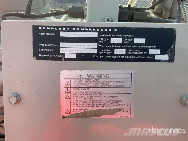 Daikin EUWD 80 Water-Cooled Industrial Chiller Ostale komponente za građevinarstvo