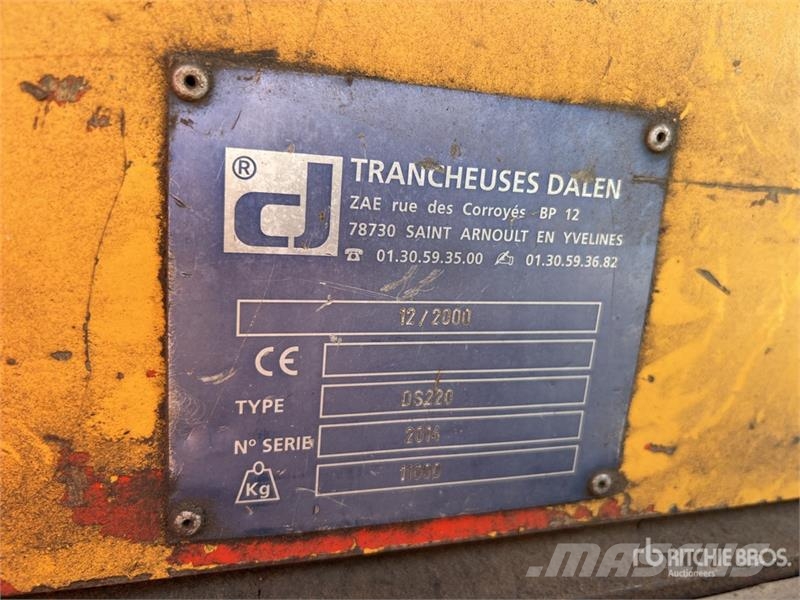 Dalen DS220 Tracked Trancheuse Sur Chenilles Tracked Tre Excavadoras de zanjas