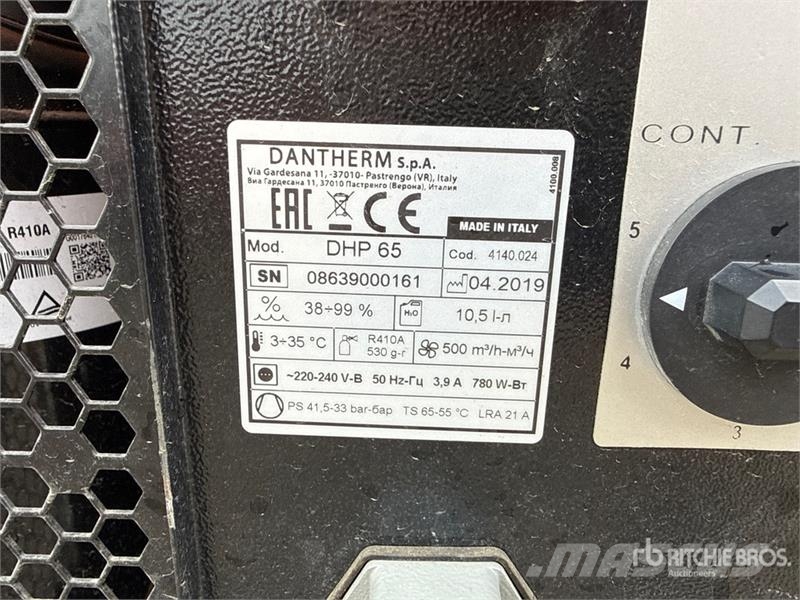Dantherm DHP 65 Dehumidifier Other components