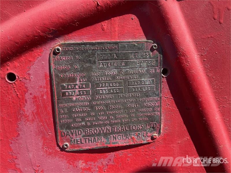 David Brown Modelo 65 Antique Tractor (Inoperable) Traktoriai