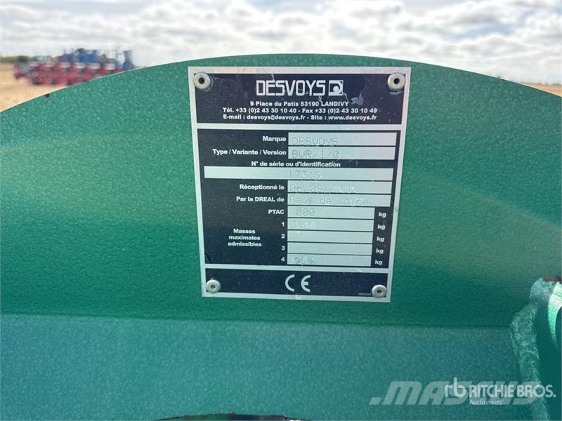 Desvoys BV Master Coupe معدات جز نباتات البطاطس المتيبسة
