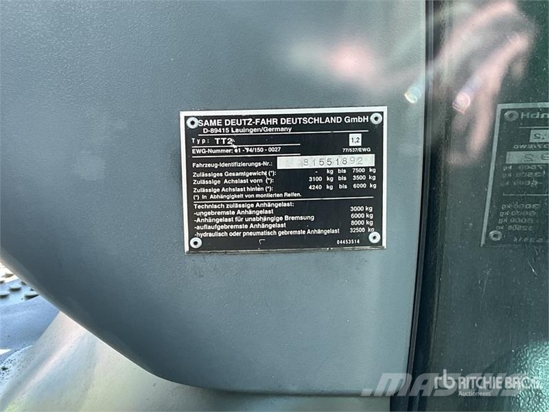 Deutz-Fahr Agroton K90 4WD Tractor Traktori