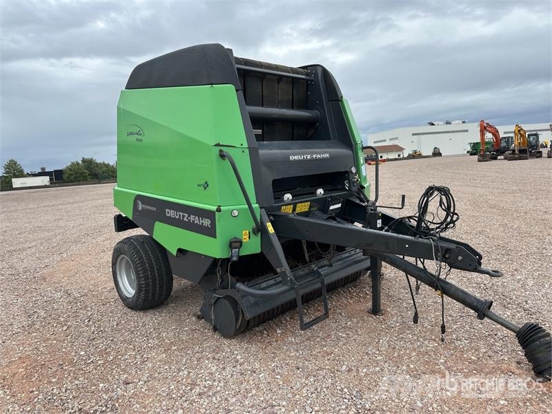 Deutz Varimaster 560 Presse A Balles Rondes 1 Essieu S/A Prese/balirke za rolo bale