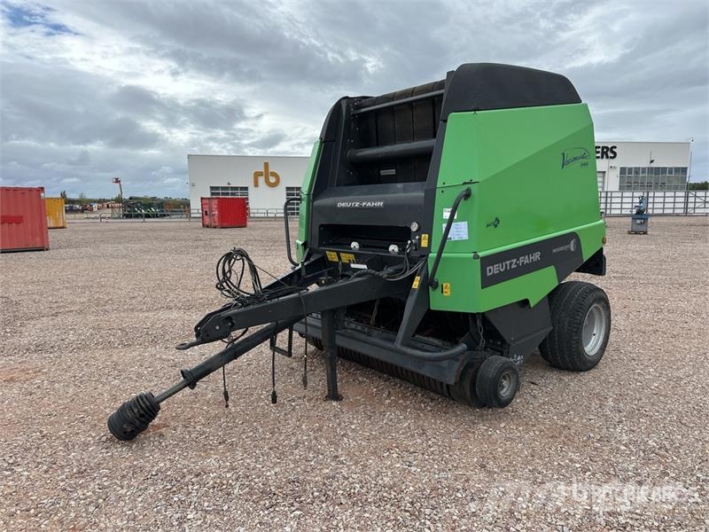 Deutz Varimaster 560 Presse A Balles Rondes 1 Essieu S/A Prese/balirke za rolo bale